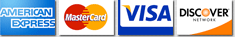 the credit cards we accept